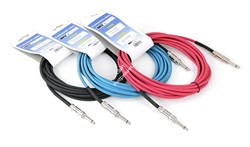 INVOTONE ACI1006/BK - инструментальный кабель, 6,3 джек моно <-> 6,3 джек моно, длина 6 м (черный) - фото 38081