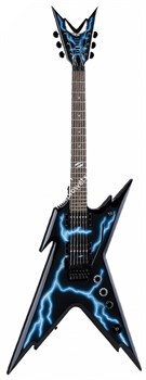 Dean RZR DB F LTNG - электрогитара серии Dime Razorback DB Series,24лада,3/4",цвет-графика"молния" - фото 38421