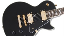 EPIPHONE LES PAUL CUSTOM PRO EBONY электрогитара, цвет чёрный - фото 38509