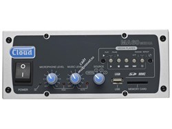CLOUD MA60MEDIA Микшер-усилитель  60 Вт, 1 зона, USB/SD Media Player, 4 Ом, 3.5mm вх. - фото 42100