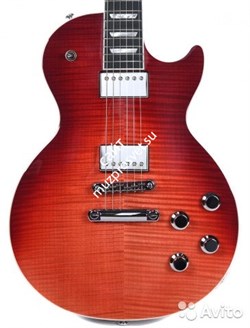 GIBSON LES PAUL STANDARD HP-II 2018 BLOOD ORANGE FADE электрогитара, цвет красный, жесткий кейс - фото 42564