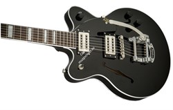 Gretsch G2655T Streamliner Center Block Jr. with Bigsby, Broad'Tron Pickups, Black Электрогитара полуакустическая, цвет черный - фото 42612