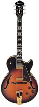Ibanez GB10 BROWN SUNBURST электрогитара полуакустическая с кейсом - фото 42624