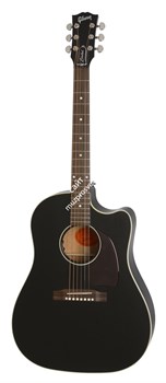 GIBSON 2018 45 Cutaway EB Ebony гитара электроакустическая - фото 42849