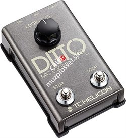 TC HELICON DITTO MIC LOOPER напольная вокальная педаль эффектов: лупер - фото 44524