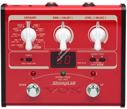 VOX STOMPLAB 1B процессор эффектов для бас гитар - фото 44839