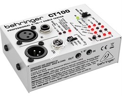 Behringer CT100 Микропроцессорный универсальный тестер для диагностики и отстройки звукового оборудования - фото 45224