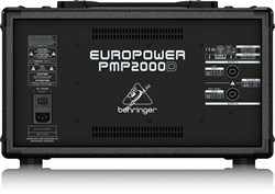 Behringer PMP2000D микшер-усилитель 2 х 500Вт•8Ом, 2 х 1000Вт•4Ом, 14 каналов, 6 мик.+3 мик.моно/лин. стер.+1 лин.стер, 1 MON, DSP FX, 9-пол GEQ - фото 45239