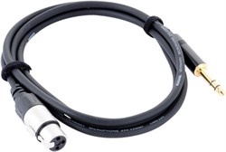 Cordial CFM 1.5 FV инструментальный кабель XLR female/джек стерео 6.3мм, 1.5м, черный - фото 45530