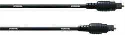Cordial CTOS 2 оптический кабель Toslink/Toslink, 2.0м, черный - фото 45542