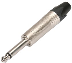 Neutrik NP2X кабельный разъем Jack 6.3мм TS (моно) штекер, компактный корпус диаметром 14.5мм - фото 45765