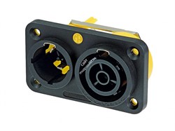 Neutrik NAC3PX панельный разъем PowerCon TRUE1, штекер/гнездо, 16A/250В - фото 45782