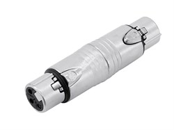 Neutrik NA3FF адаптер-переходник, XLR 3 Female «мама» <-> XLR 3 Female «мама» - фото 45814