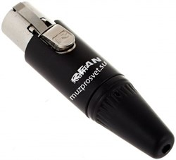Neutrik RT3FC-B кабельный разъем mini XLR female 3 контакта - фото 45860