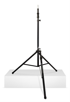 Ultimate Support TS-110BL алюминиевая спикерная стойка на треноге с подъемным механизмом,высота 1575-2794мм, регулируемая длина ножки 1016-1346мм,  грузоподъемность до 68.2 кг, вес 6.4кг, черная - фото 46106