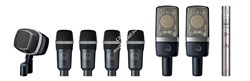 AKG Drumset Premium комплект микрофонов для ударных инструментов:  1x D12VR, 2x C214, 1x C451, 4x D40 - фото 48596