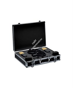 AKG C414XLII ST подобранная стереопара конденсаторых микрофонов C414XLII. В комплекте: H85 держатель антивибрационный — 2шт, SA60 держатель — 2шт, PF80 поп-фильтр — 2шт, W414 ветрозащита — 2шт, H50 cтереопланка с 2-мя втулками, кейс жесткий - фото 48605