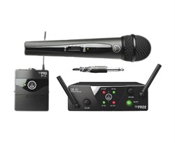 AKG WMS40 Mini2 Mix Set радиосистема US25AC с приёмником SR40 Mini Dual, 1 портативным и 1 ручным передатчиками, в комплекте 2 гитарных шнура MKG L - фото 48723