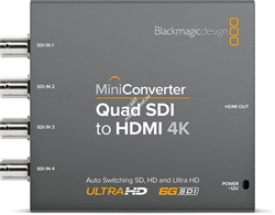 Blackmagic Mini Converter - Quad SDI to HDMI 4K 2 - фото 55188