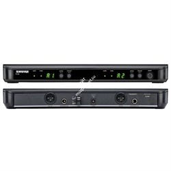 SHURE BLX288E/PG58 K3E 606-630 MHz двухканальная радиосистема с двумя ручными передатчиками PG58 - фото 57465