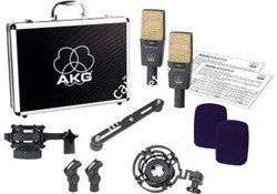 AKG C414XLS/ST стерео пара отобраных микрофонов C414XLS с максимально схожими характеристиками - фото 57503