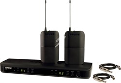 SHURE BLX188E K3E 606-630 MHz двухканальная радиосистема с двумя поясными передатчиками BLX1 - фото 57802