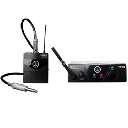 AKG WMS40 Mini Instrumental Set BD US25C (539.300) инструментальная радиосистема с поясным передатчиком и кабелем - фото 57975