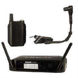 SHURE GLXD14E/B98 Z2 2.4 GHz цифровая радиосистема с микрофоном BETA 98 для духовых музыкальных инструментов - фото 58278