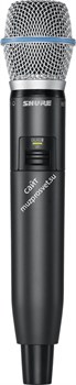 SHURE GLXD2/B87A Z2 2.4 GHz ручной передатчик для цифровых радиосистем с капсюлем микрофона BETA87A - фото 58323