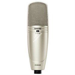 SHURE KSM44A/SL студийный конденсаторный микрофон с алюминиевым кофром и гибким креплением - фото 58414