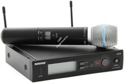 SHURE SLX24E/B87A P4 702 - 726 MHz профессиональная радиосистема с ручным передатчиком B87A - фото 58602