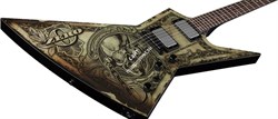 ZERO TRUST/Электрогитара  Dave Mustaine - ZERO In Deth We Trust;  Корпус - красн.дерево; /DEAN - фото 58702