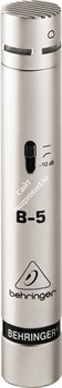 BEHRINGER B-5 конденсаторный микрофон с двумя сменными капсюлями в комплекте с держателем, ветрозащитой и транспортным кейсом - фото 59387