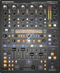 BEHRINGER DDM4000 цифровой DJ микшер пульт с сэмплером, 5 входных каналов, 4 секции эффектов, счетчики темпа, MIDI - фото 59430