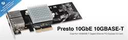 Sonnet Presto 10GBASE-T Ethernet 2-Port PCIe Card (Thunderbolt compatible) - фото 59793
