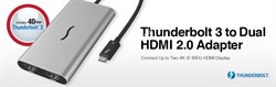 Sonnet Thunderbolt 3 to Dual HDMI Adapter - фото 60125