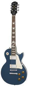 EPIPHONE LES PAUL STANDARD PLUS TOP PRO TRANS BLUE электрогитара, цвет прозрачный синий - фото 60529