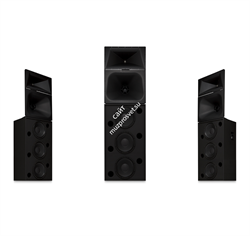 SC-433C / Высокомощная Bi / tri-amp 3-полосная система 3x15", компоненты: LF-4315 и MH-1075C / QSC - фото 62449