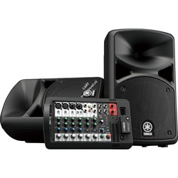 YAMAHA STAGEPAS 400BT - звукоусилительный комплект два сателита + активный микшер 2 х 200 Вт - фото 63159