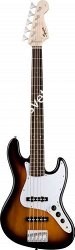 FENDER SQUIER AFFINITY JAZZ BASS V RW BROWN SUNBURST 5-струнная бас-гитара, цвет санберст - фото 63247