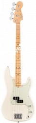 FENDER AM PRO P BASS MN OWT бас-гитара American Pro Precision Bass, цвет олимпик уайт, кленовая накладка грифа - фото 63474