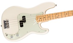 FENDER AM PRO P BASS MN OWT бас-гитара American Pro Precision Bass, цвет олимпик уайт, кленовая накладка грифа - фото 63477