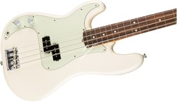 FENDER AM PRO P BASS LH RW OWT бас-гитара American Pro Precision Bass, леворукая, цвет олимпик уайт, палисандровая накладка - фото 63493
