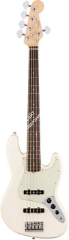 FENDER AM PRO JAZZ BASS V RW OWT бас-гитара American Pro Jazz Bass V, цвет олимпик уайт, палисандровая накладка грифа - фото 63580