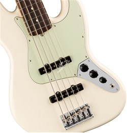 FENDER AM PRO JAZZ BASS V RW OWT бас-гитара American Pro Jazz Bass V, цвет олимпик уайт, палисандровая накладка грифа - фото 63583
