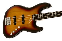 FENDER SQUIER DELUXE JAZZ BASS® IV ACTIVE (4 STRING) EBONOL FINGERBOARD 3-COLOR SUNBURST бас-гитара Deluxe Jazz Bass, активная - фото 63643