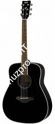 YAMAHA FG820BL акустическая гитара, цвет BLACK - фото 63647