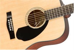 FENDER CD-60S NAT акустическая гитара, топ - массив ели, цвет натуральный - фото 63658