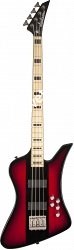 JACKSON X Series Signature David Ellefson Kelly™ Bird IV Bass, Maple Fingerboard, Red Stripe Электрогитара, серия Artist Signatu - фото 63684