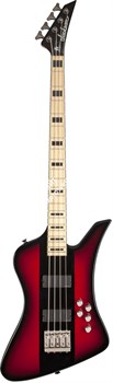 JACKSON X Series Signature David Ellefson Kelly™ Bird IV Bass, Maple Fingerboard, Red Stripe Электрогитара, серия Artist Signatu - фото 63685